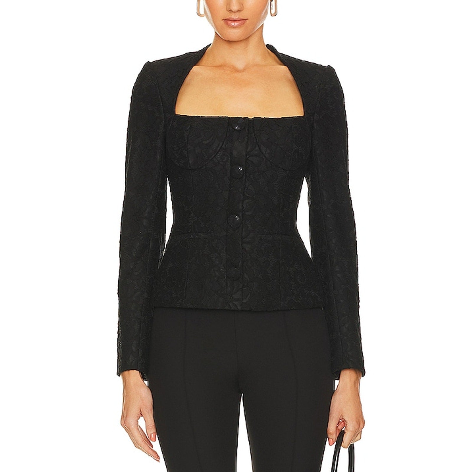 Cami Nyc 'Samira' Black Blazer Top Size 4