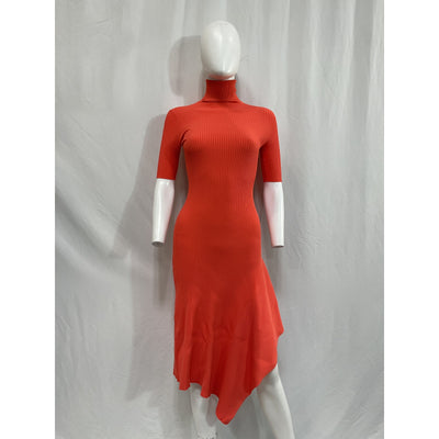 A.L.C. 'Erynna' Orange Viscose Knit Dress Size XS