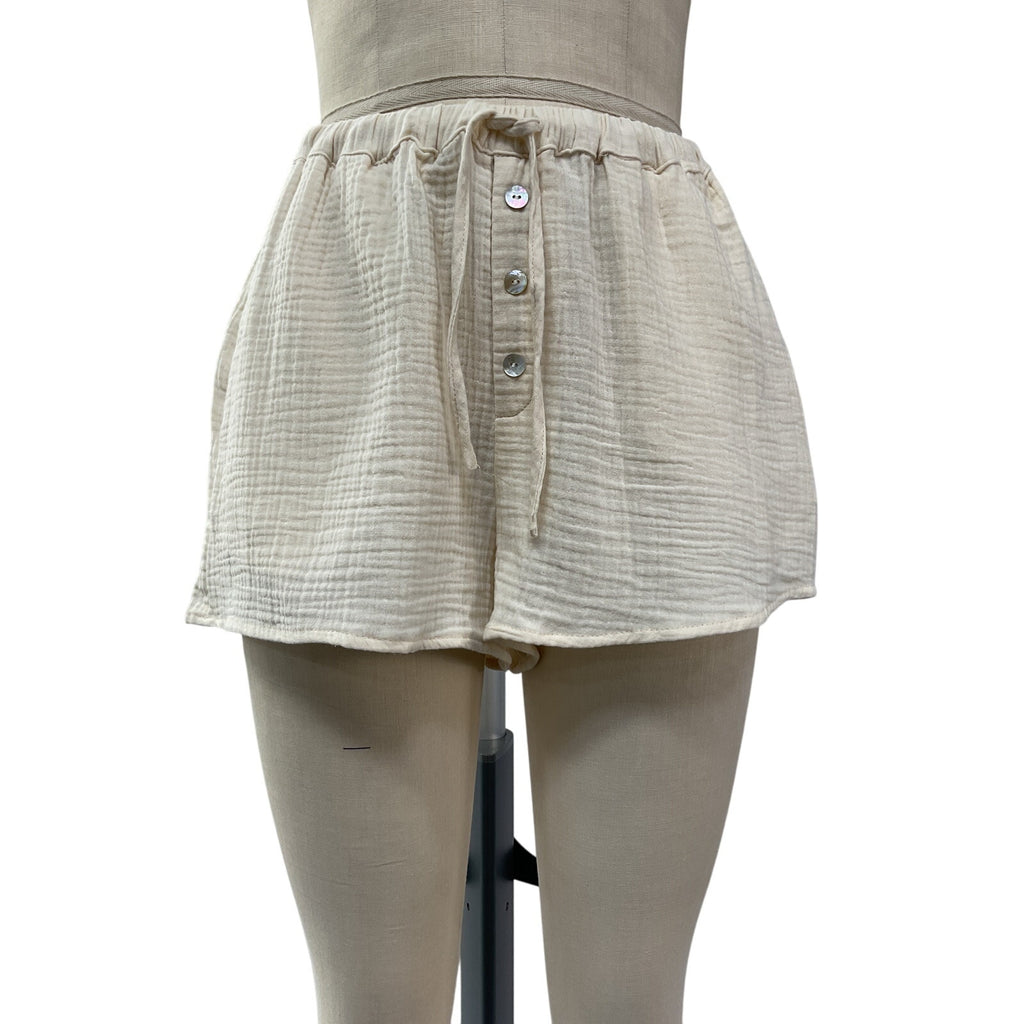 Lspace 'Skipper' Cream Cotton Short Size XS NWT