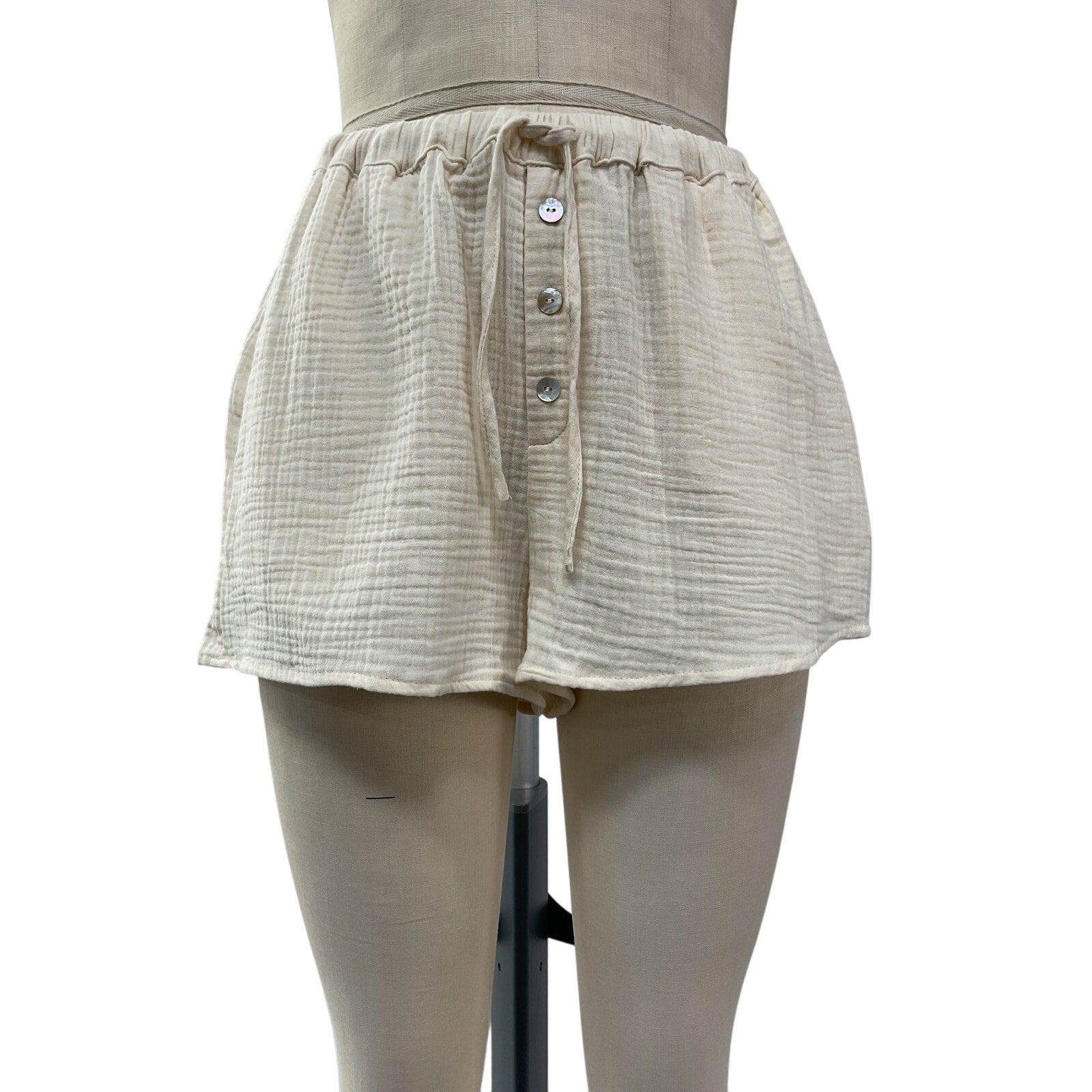 Lspace 'Skipper' Cream Cotton Short Size XS NWT