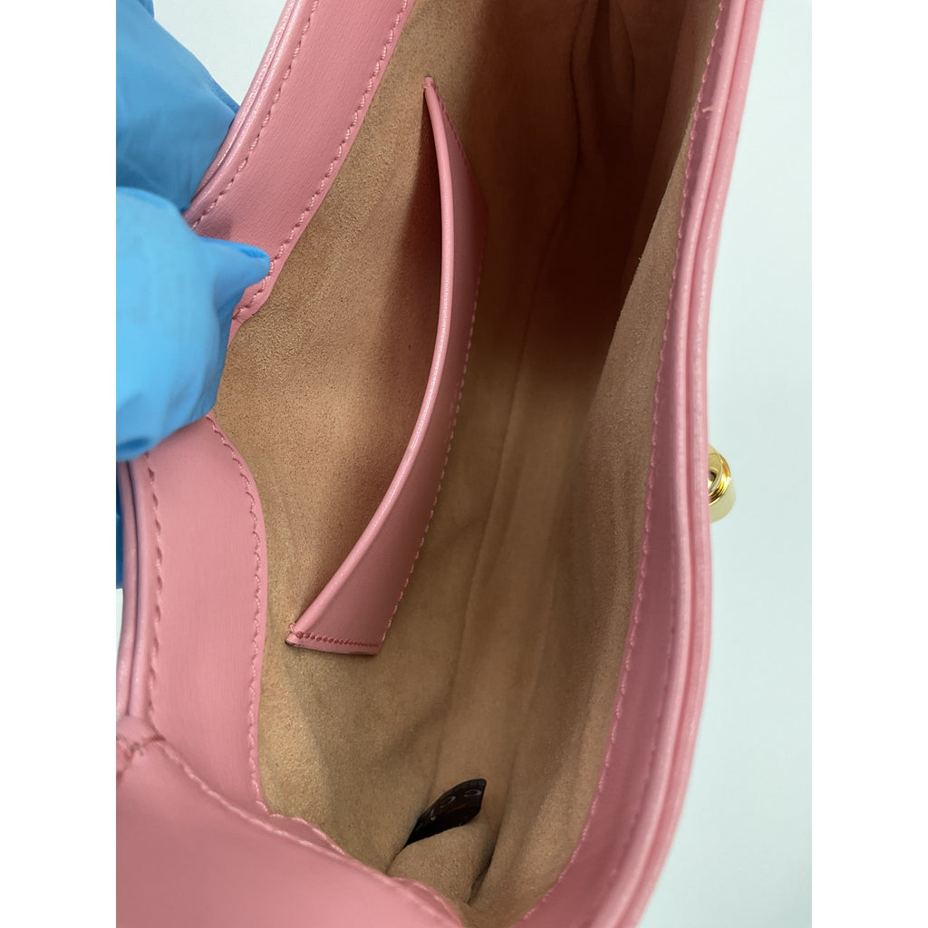 Gucci 'Jackie 1961' Pink Leather Mini Shoulder Bag