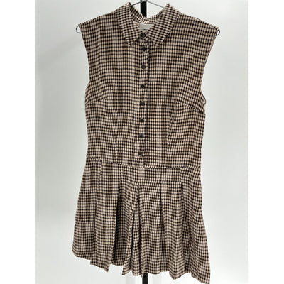 Reformation 'Arella' Black Linen Dress Size 0