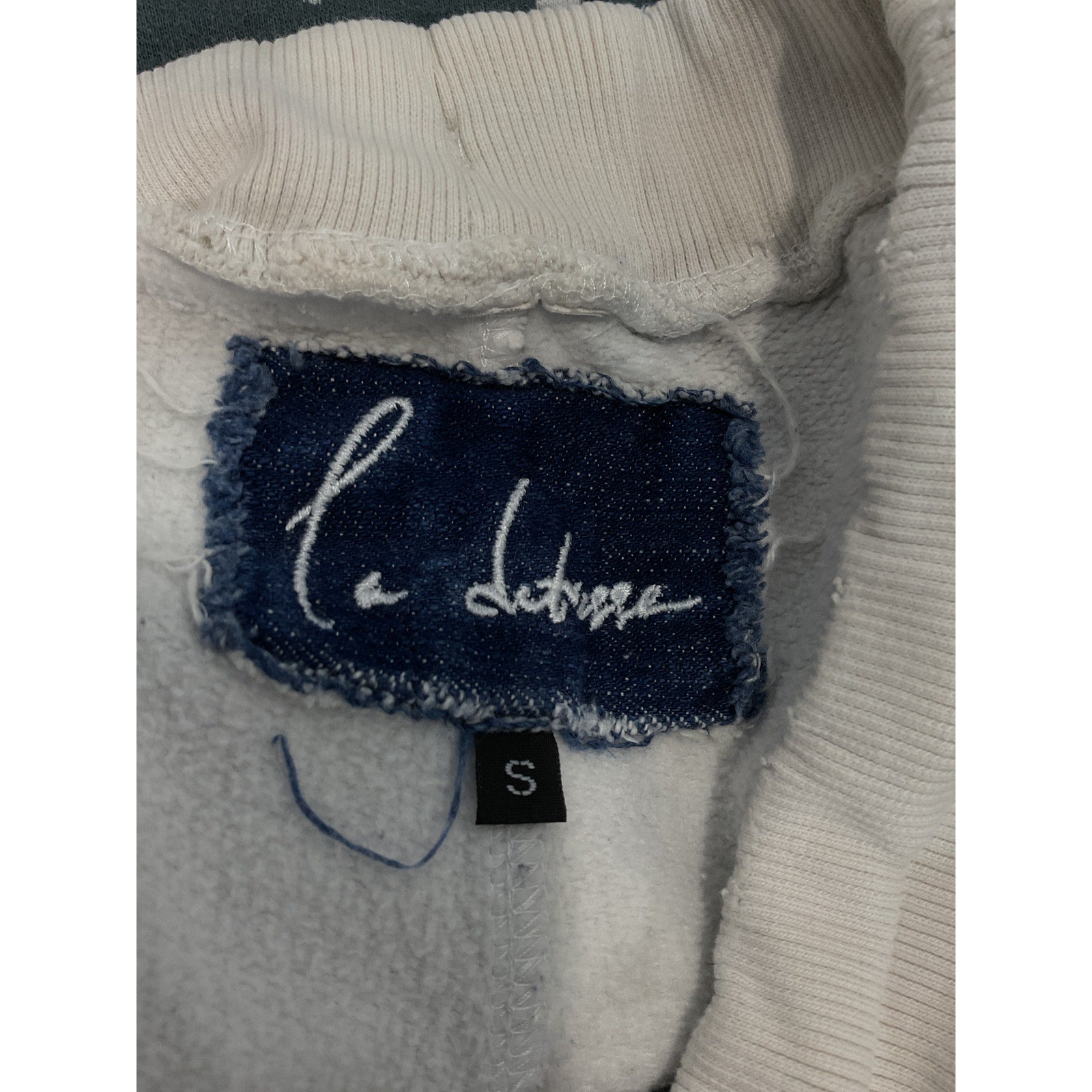 La Detresse 'Acid' White Wash Sweatpants Size S