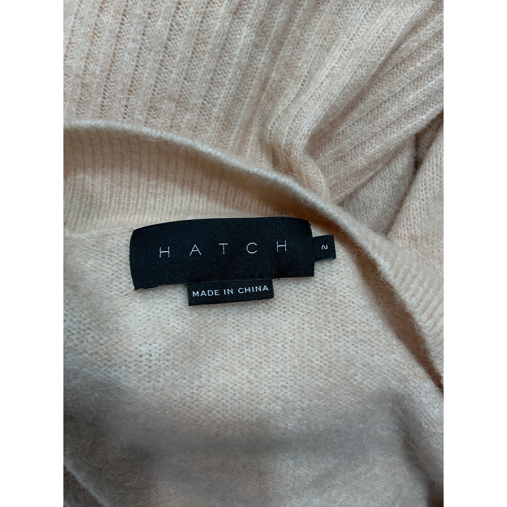 Hatch 'The Eva' Tan V-Neck Sweater Size 2