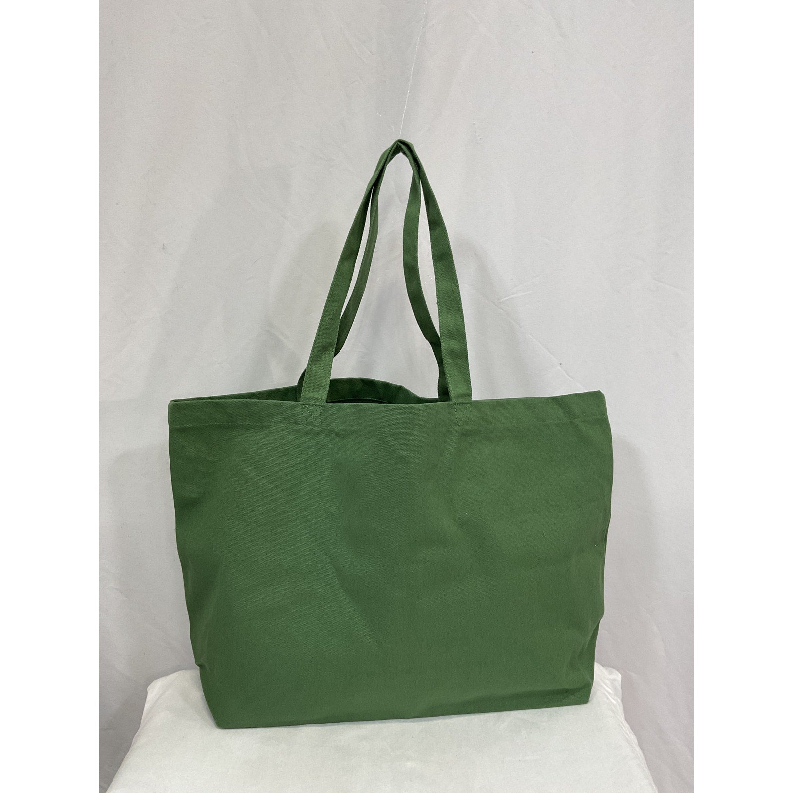 S�zane Green Cotton Tote Bag