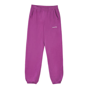 Sporty & Rich Cozy Magenta Classic Logo Sweatpants Size XS