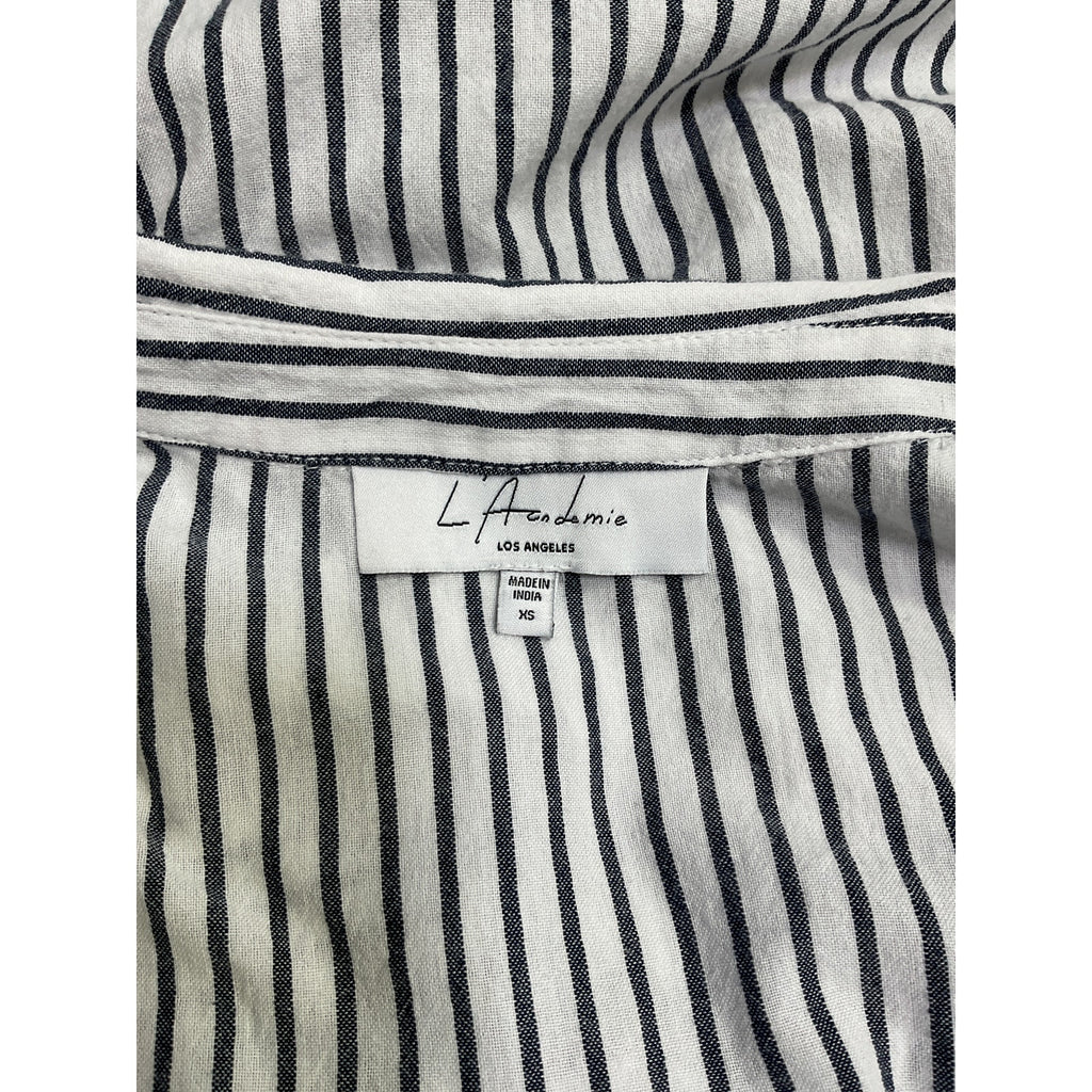 L'Academie 'Cloudline' White Cotton Dress Size XS