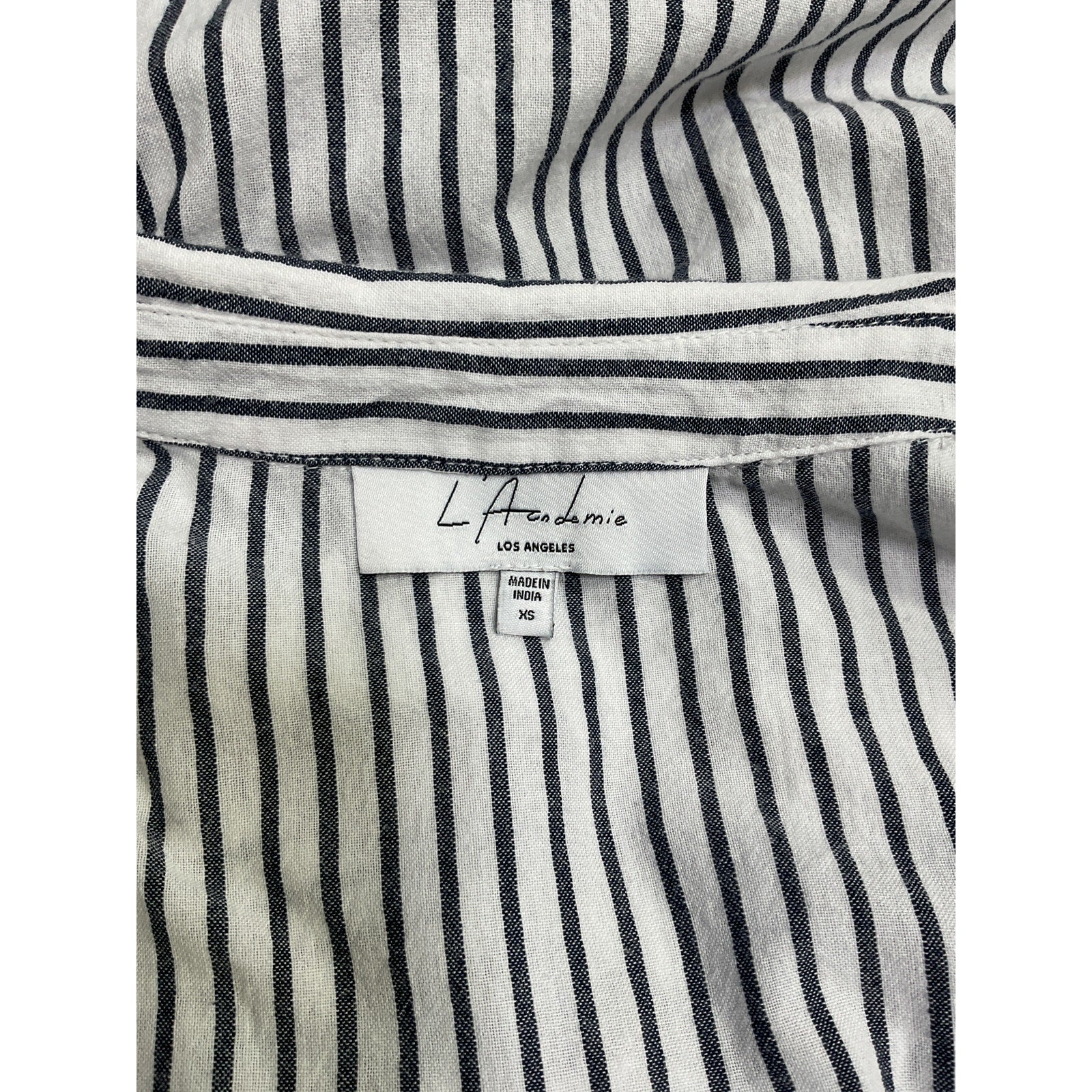 L'Academie 'Cloudline' White Cotton Dress Size XS