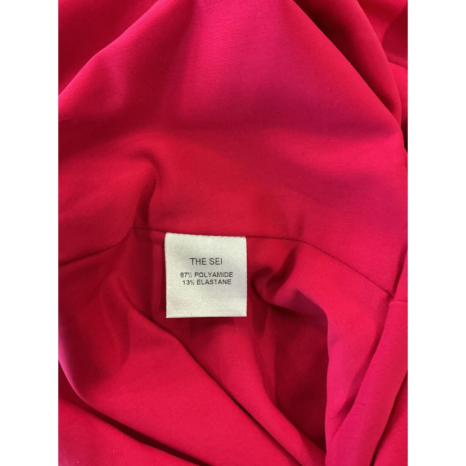 The Sei One Shoulder Pink Mini Dress With Train Size S - NWT