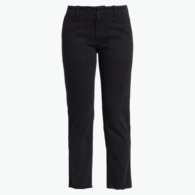 Nili Lotan 'Jenna' Black Cotton Pants Size 4