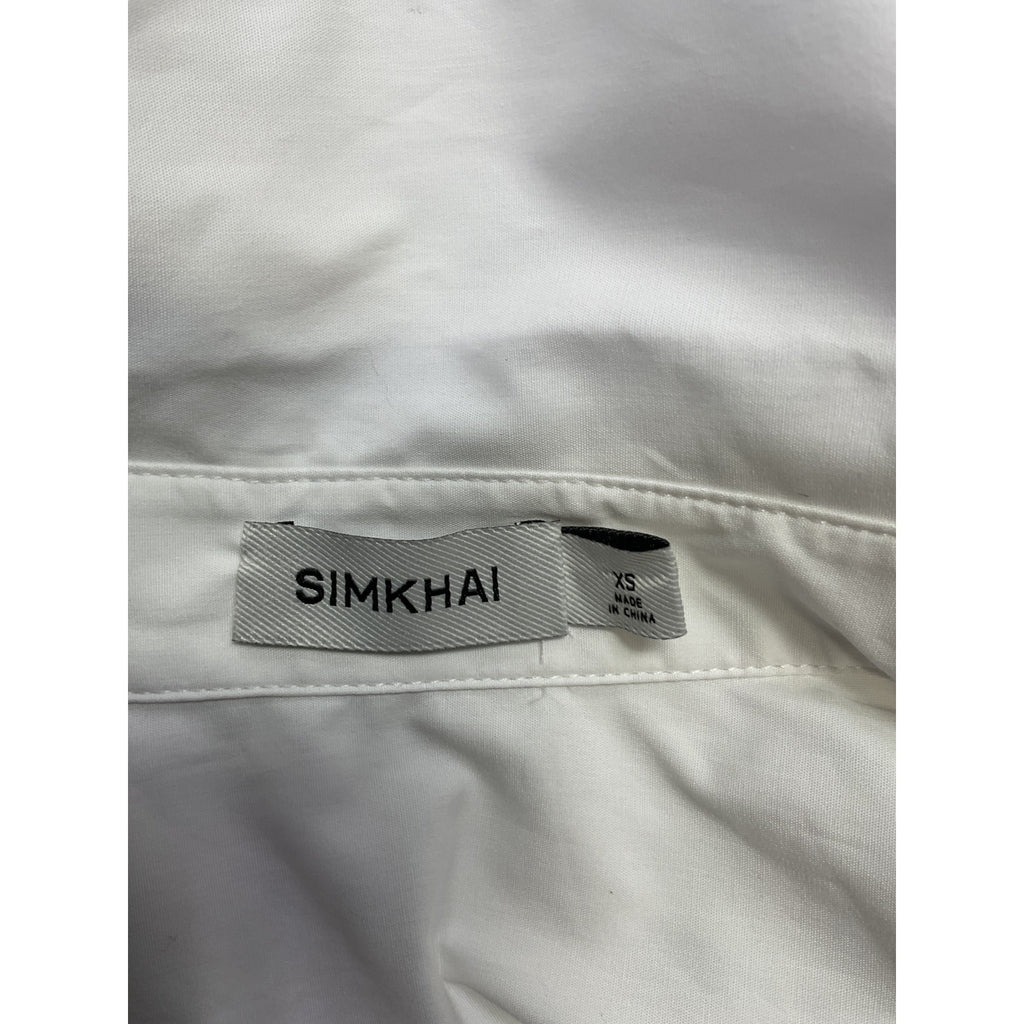 Simkhai 'Sabrina' White Cotton Top Size XS