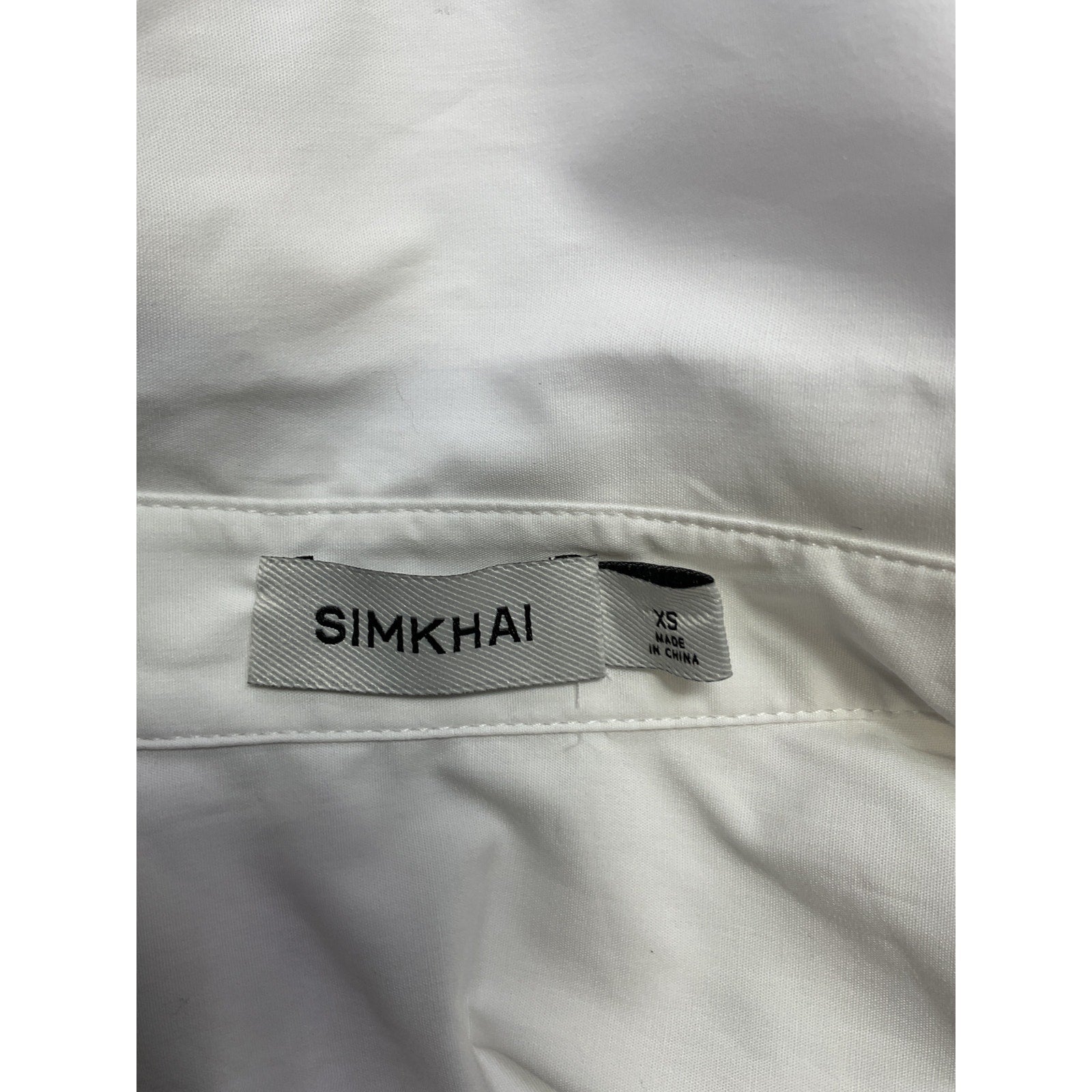 Simkhai 'Sabrina' White Cotton Top Size XS