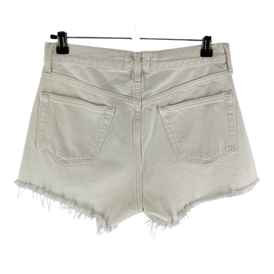 Agolde Vintage Cream Parker Denim Shorts Size 24