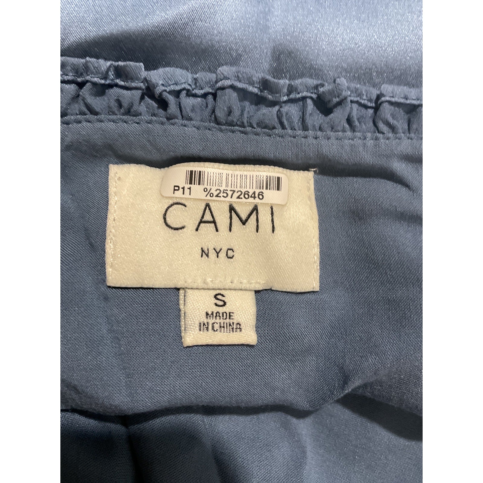 Cami Nyc 'Clover' Blue Silk Cami Size S