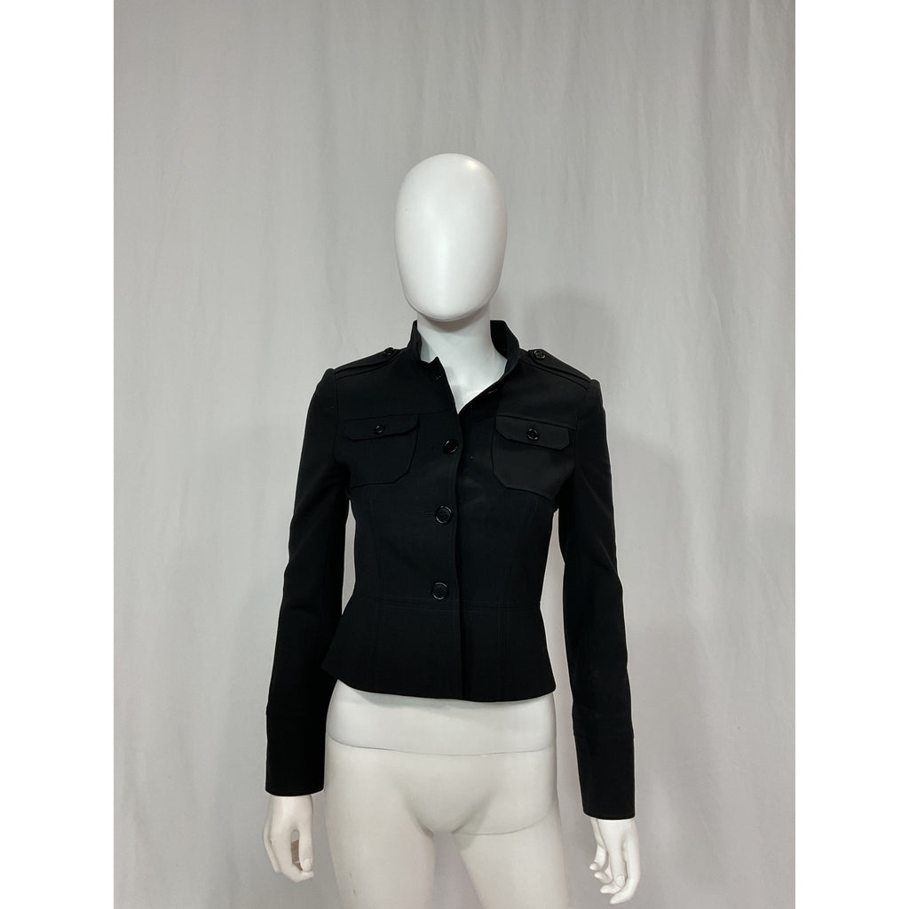 Theory Denim Black Jacket Size 0