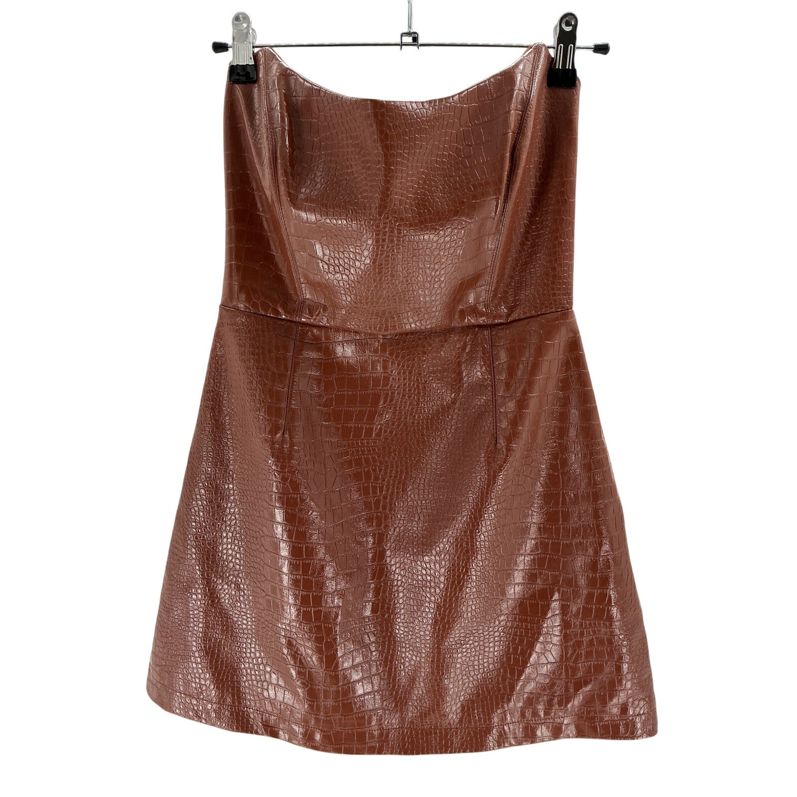 Nookie 'Shiloh' Brown Polyester Mini Dress Size S