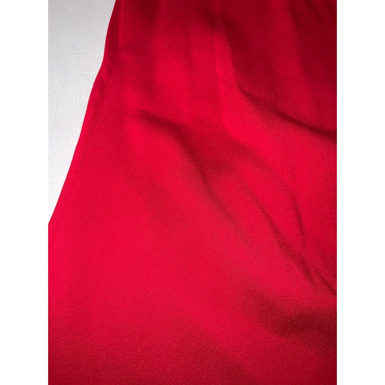 Blumarine Red Crepe One Shoulder Mini Dress Size 6