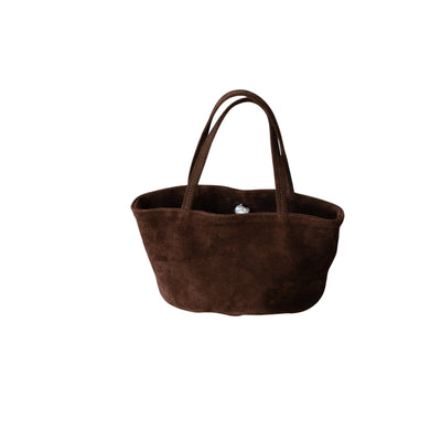Donni. The 'Lady' Brown Suede Bag
