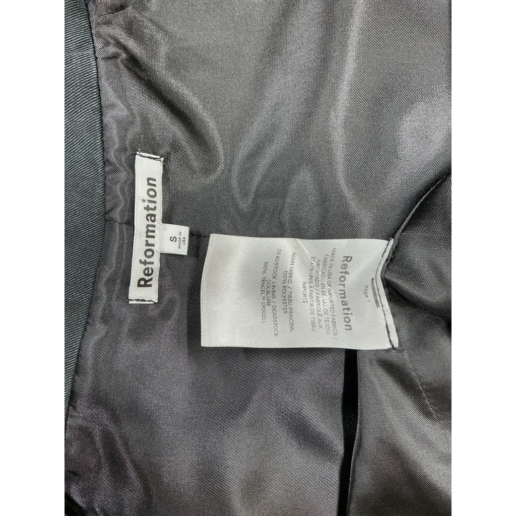 Reformation 'Billie' Black Vest Size S