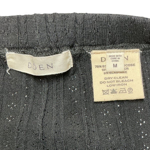 Dôen Ribbed Black Leto Pants Size M