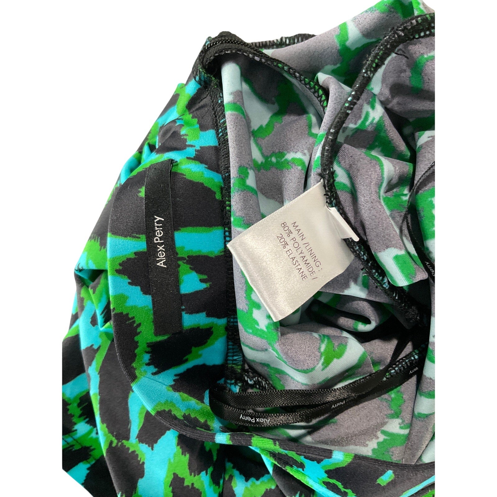 Alex Perry 'Rory' Green Polyamide Skirt Size 4