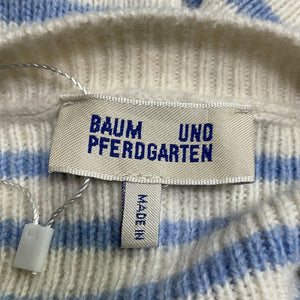 Baum Und Pferdgarten Striped Cream Centa Sweater Size M
