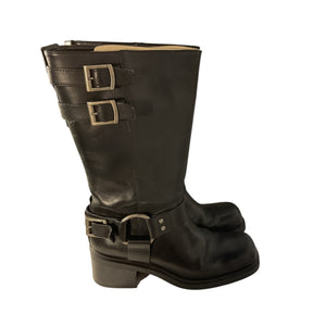 Vagabond Shoemakers Sleek Black Daniella Boots Size 38 EU / US 8