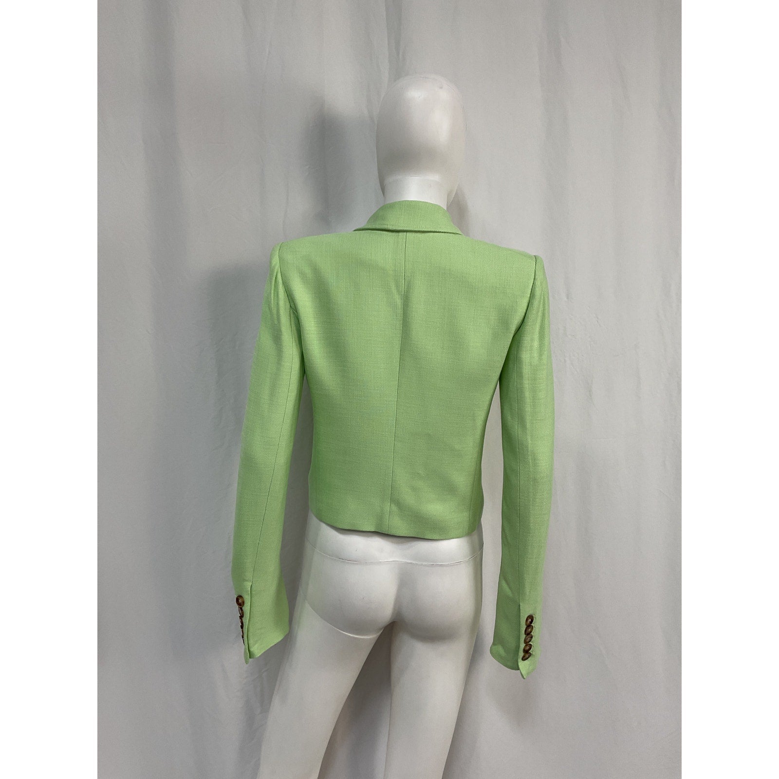 Veronica Beard 'Nevis' Green Viscose Dickey Jacket Size 0