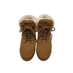 Ugg 'Romely' Brown Leather  Heritage Lace Boots -  Size 9