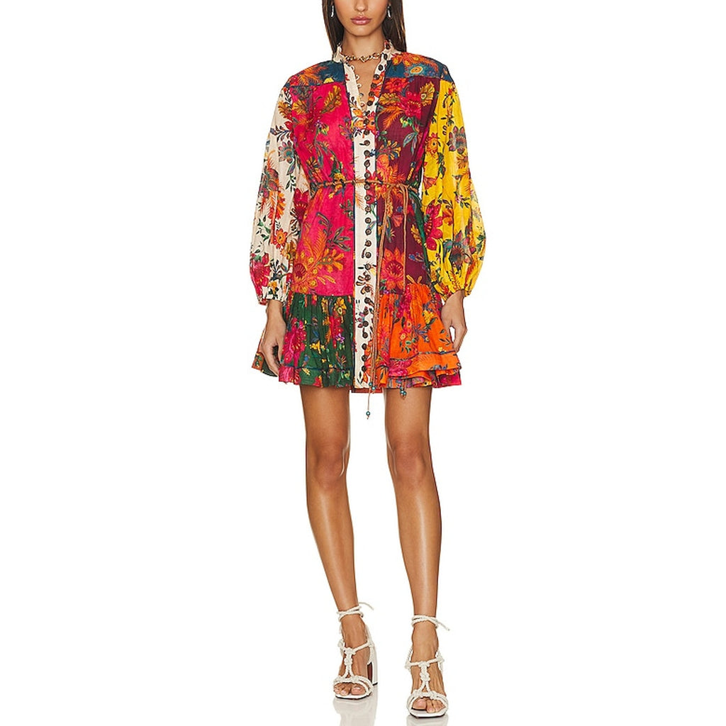 Zimmermann 'Ginger' Red Cotton Mini Dress Size 2