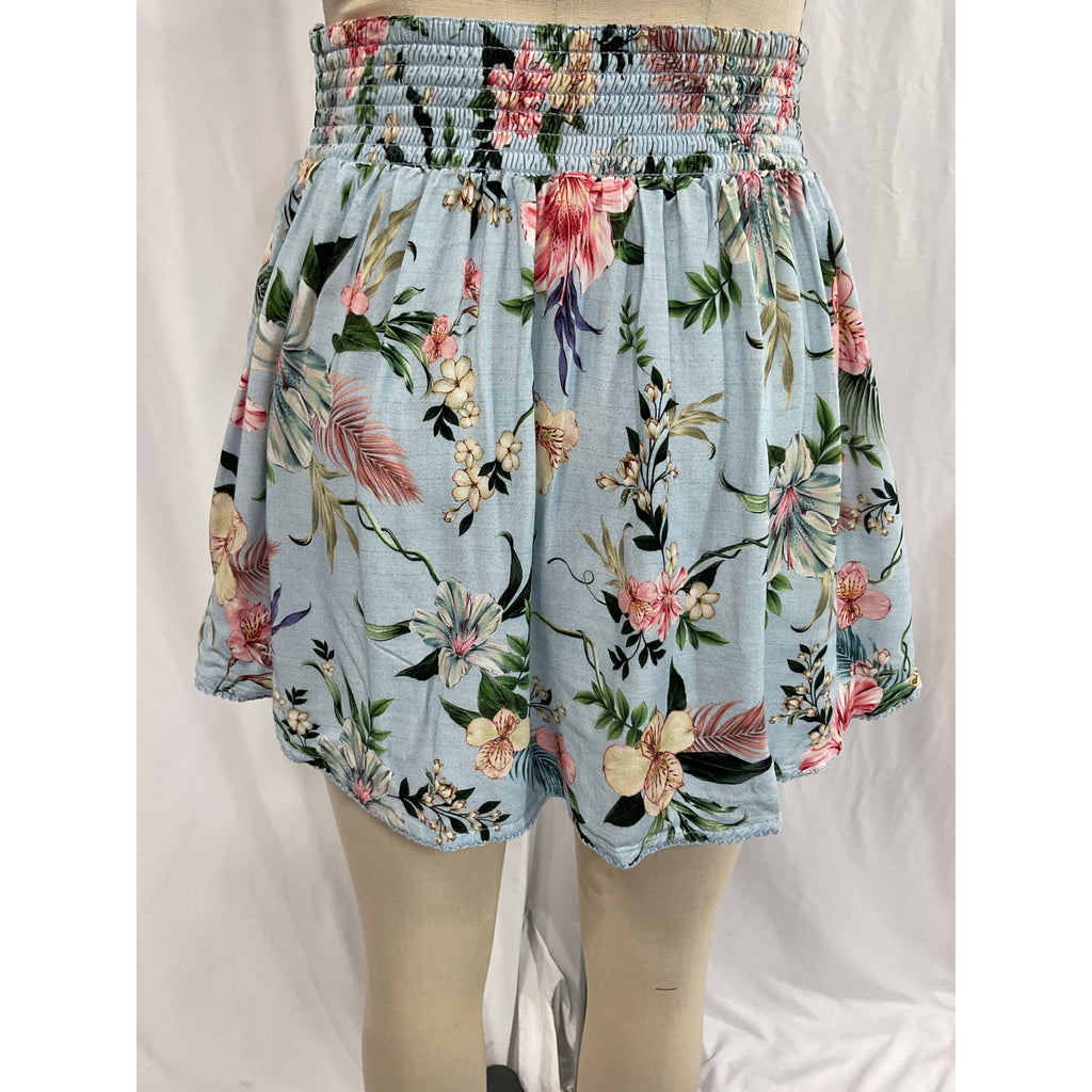 Agua Bendita 'Violet' Blue Mini Skirt Size S