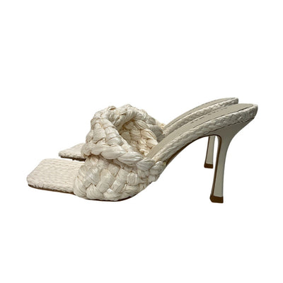 Alias Mae Braided Bone Lennon Mule Sandals Size 39 EU / 9 US