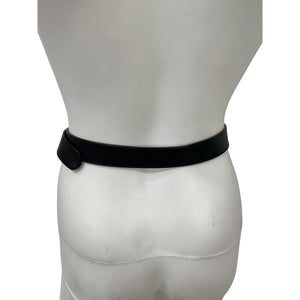 Gucci Black Leather Belt With Double G Buckle Size 38