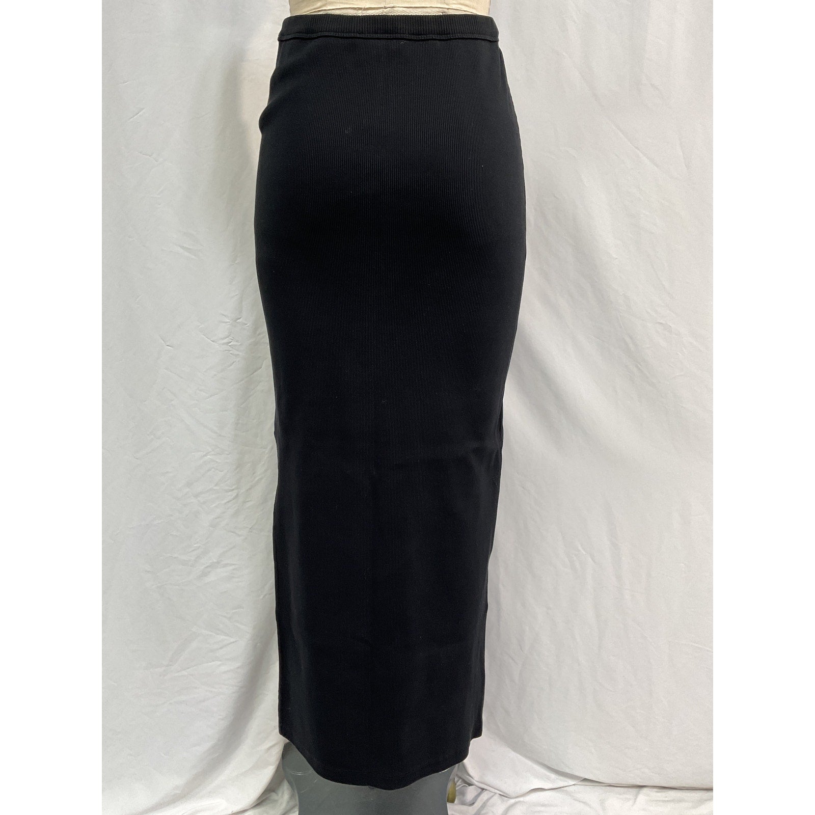 Alexander Wang Black Cotton Maxi Skirt Size M