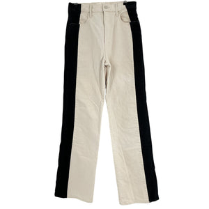 Mother Colorblock Multicolor Tuxedo Maven Heel Denim Jeans Size 29