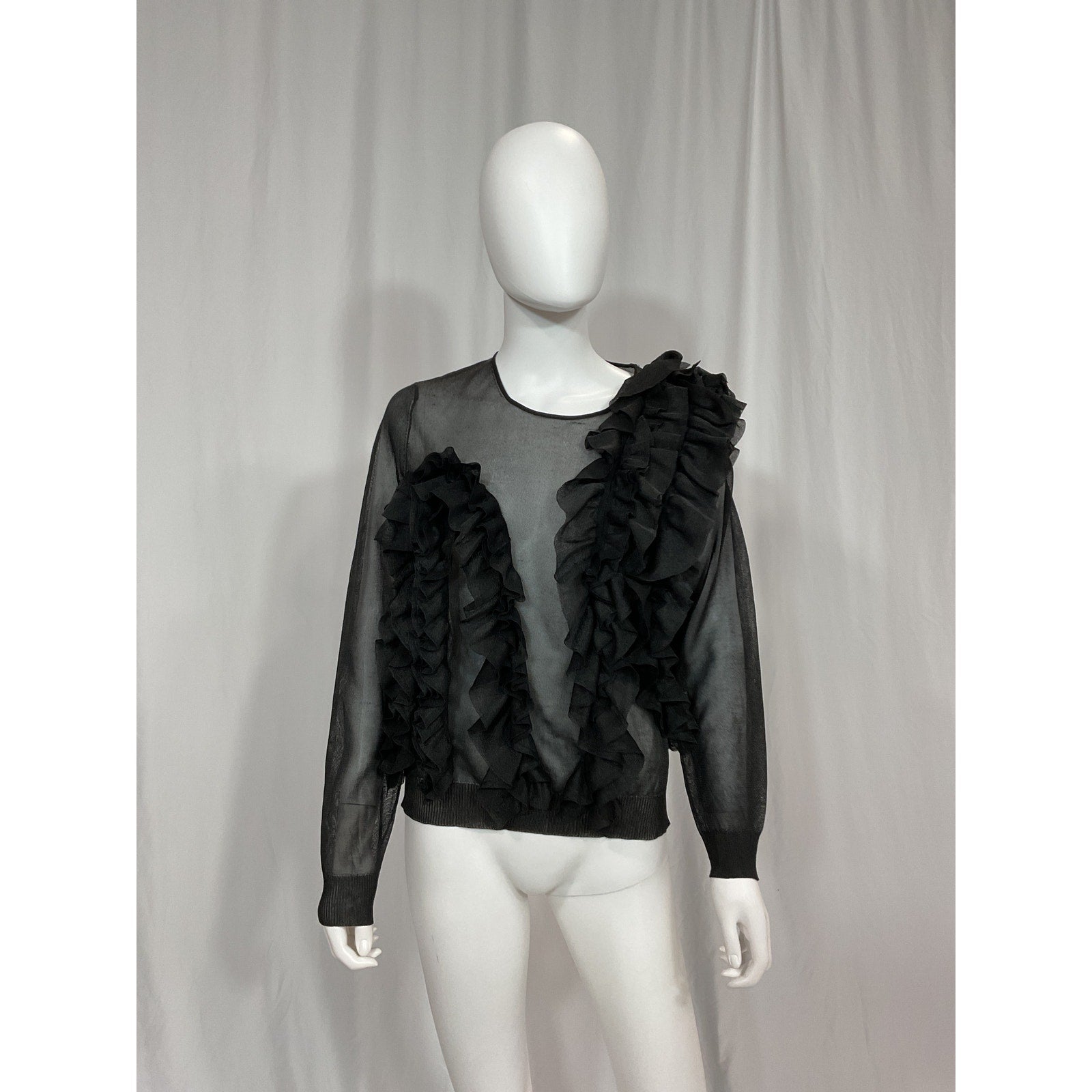 Ulla Johnson 'Theodora' Black Pullover Sweater Size M