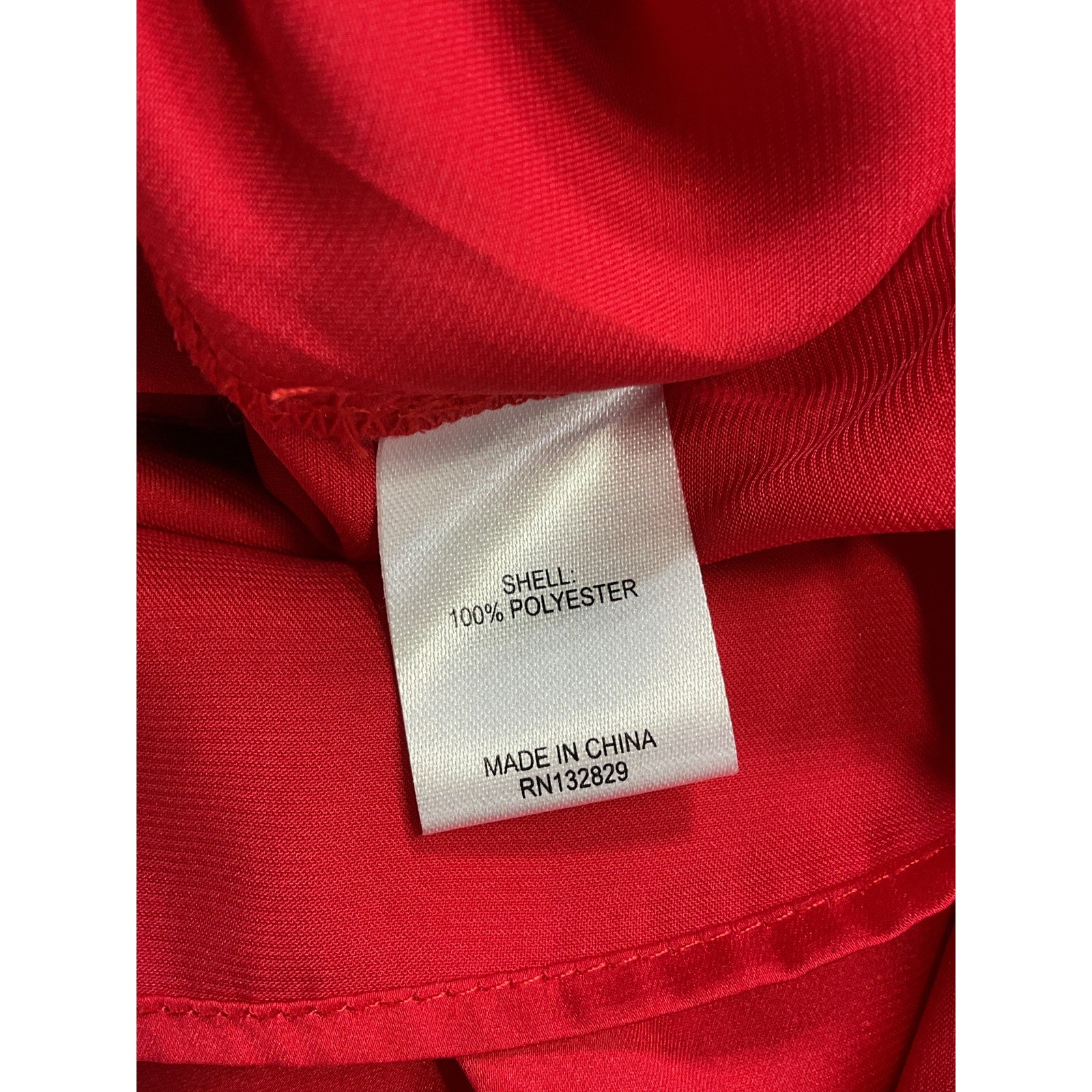 L'Academie 'The Dore' Red Poly Mini Dress Size M