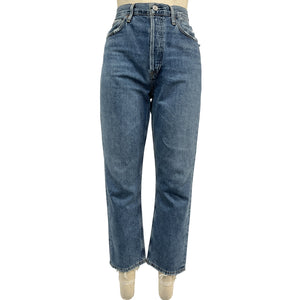 Agolde Classic Blue Riley Denim Jeans Size 28