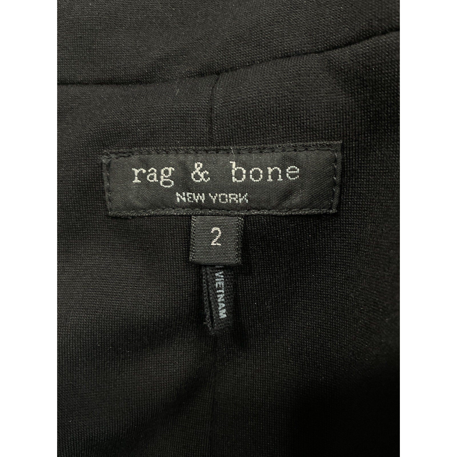 Rag & Bone 'Warren' Black Blazer Size 2