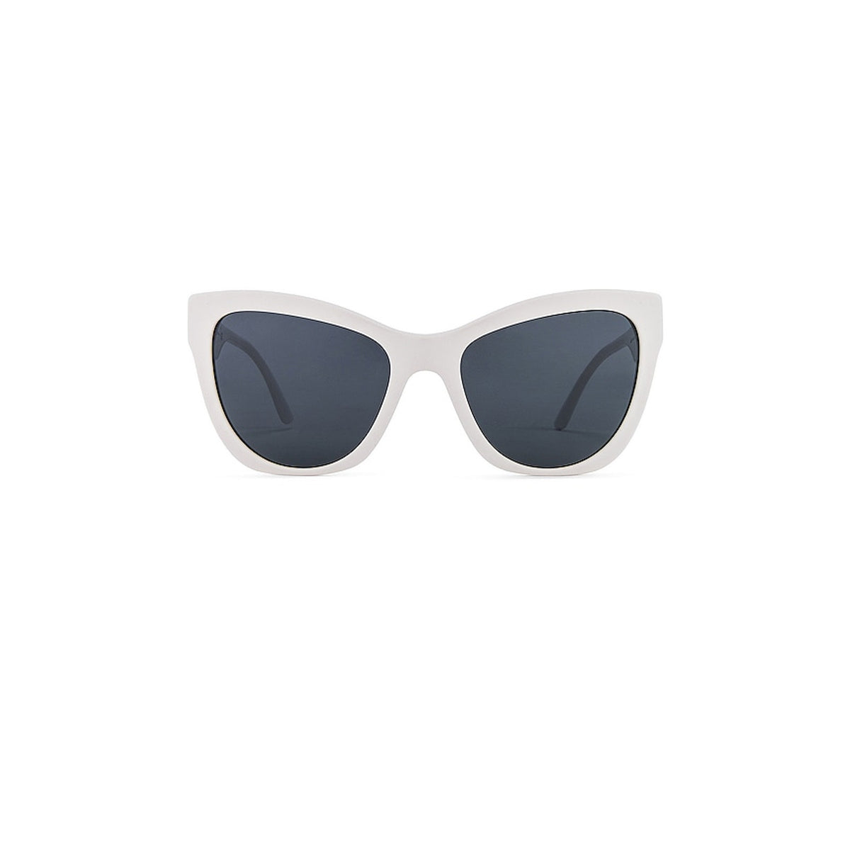 Versace 'Pop Chic' Ovesized White Rectangle Sunglasses