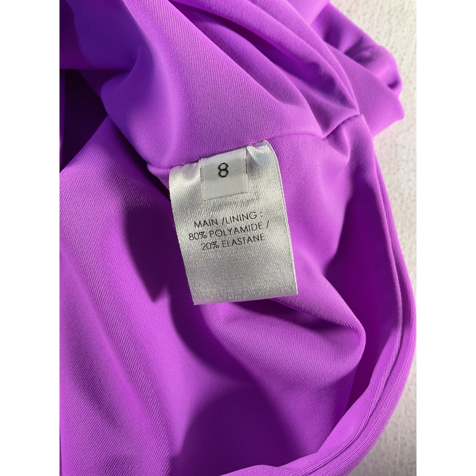 Alex Perry 'Deren' Purple Crop Top Size 4
