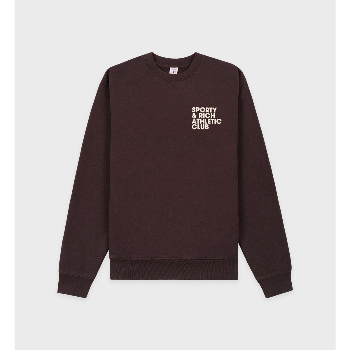 Sporty & Rich 'Exercise Often' Black Crewneck Sweatshirt Size S