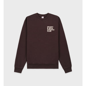 Sporty & Rich 'Exercise Often' Black Crewneck Sweatshirt Size S