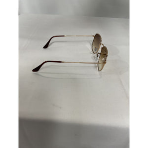 Ray-Ban 'Hexagonal' Gold Flat Sunglasses Size OS