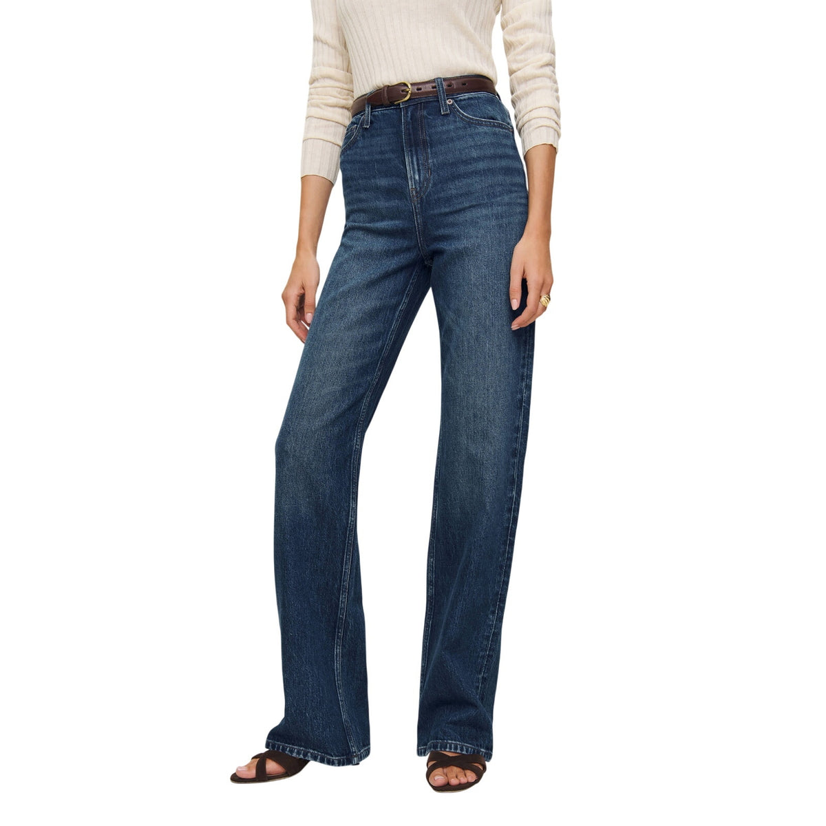 Reformation Stretch Blue Wilder Denim Jeans Size 24