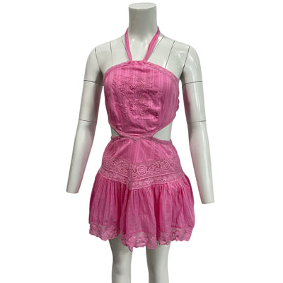 Loveshackfancy Embroidered Desert Rose Bohima Dress Size 4