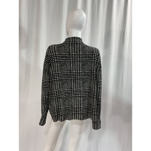 Norma Kamali 'Oversized Boyfriend Nk' Black Shirt Size XS