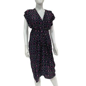 Isabel Marant Printed Faded Night Almeya Dress Size 34