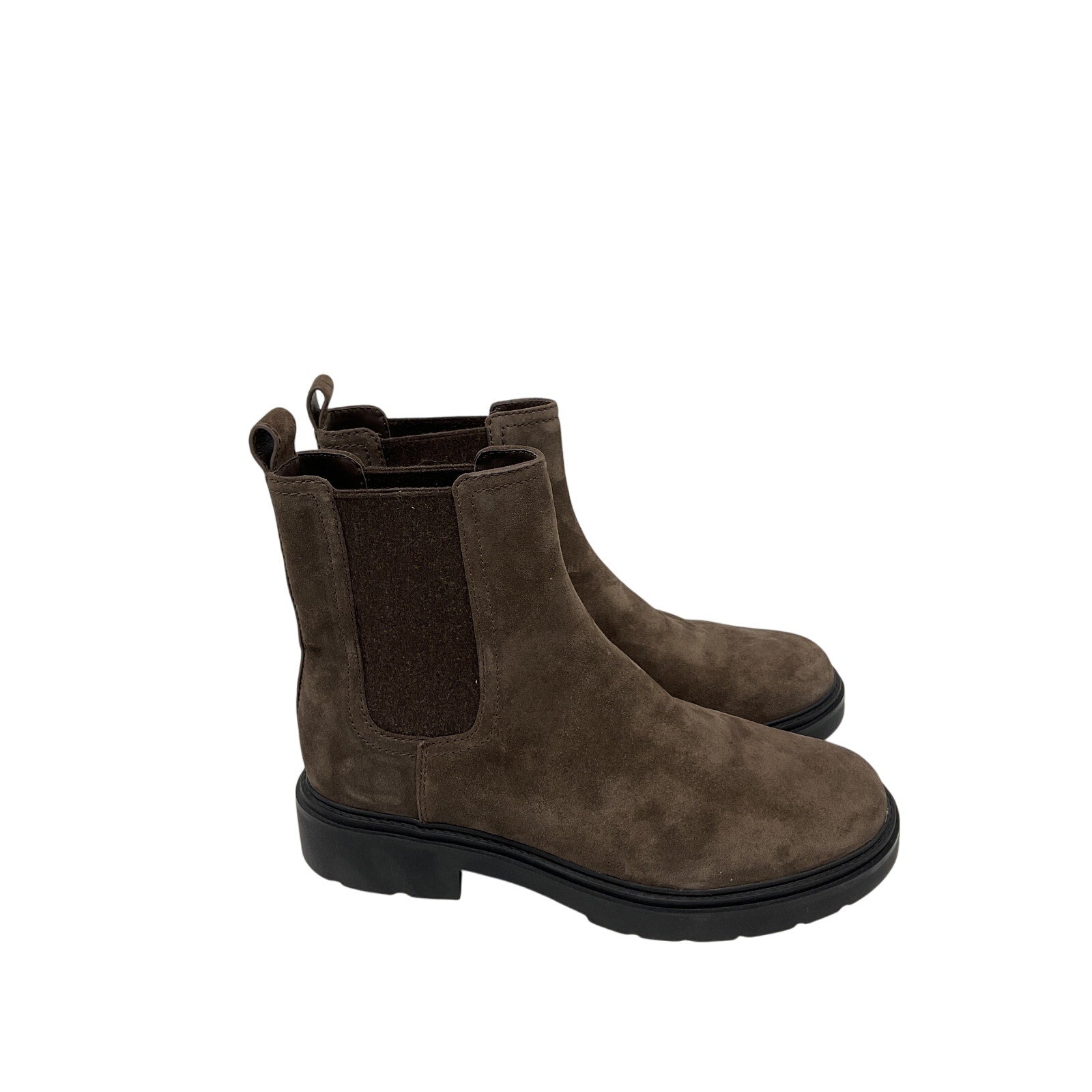 Vince Brown Rubber Pinecrest Boots Size 11