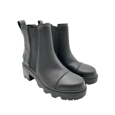 Sorel Waterproof Black Joan Now Chelsea Boots Size 9.5 M